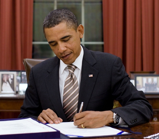 President Obama left handed inverted